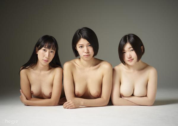 Hinaco Sayoko Yun Tokyo threesome #4